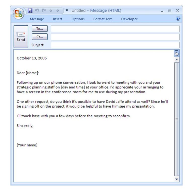 How To Write A Business Email To A Company