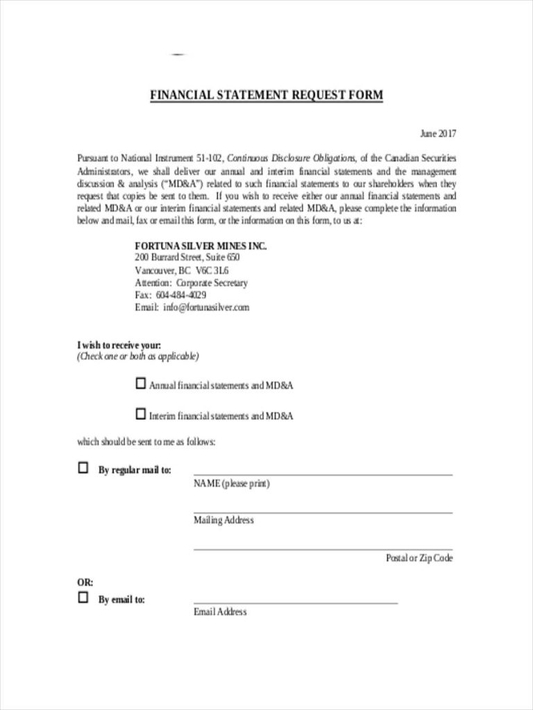 How To Write A Business Letter Requesting A Financial Report