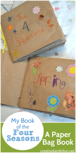 My Book of the Four Seasons A Paper Bag Book Creative Family Fun