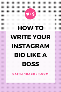 How To Write Your Instagram Bio Like A Boss