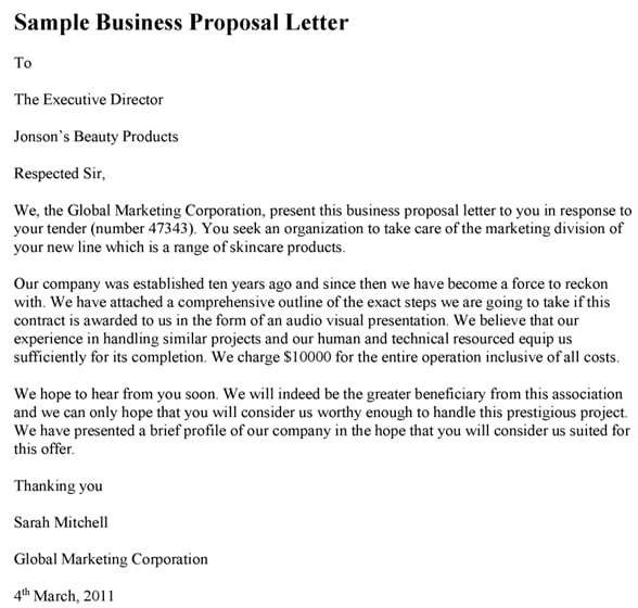 How To Write A Business Proposal In Nigeria