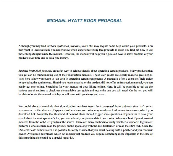 How To Write A Children's Book Proposal