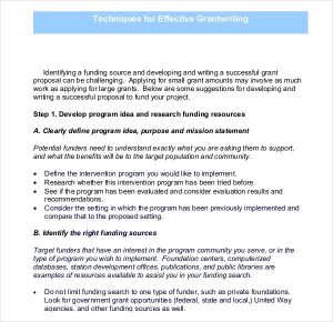 11+ Grant Writing Templates Free Sample, Example Format Download