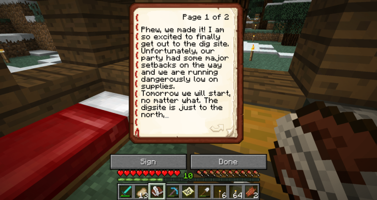 How To Write In Book Minecraft