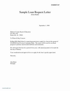 Personal Loan Proposal Template Beautiful Loan Proposal Letter to Bank
