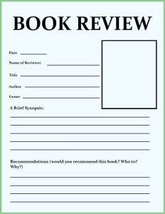 Book Review Template for Kids (Tips & Activities) Go Science Girls