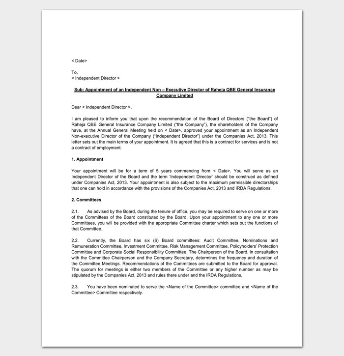 Insurance Cover Note Template