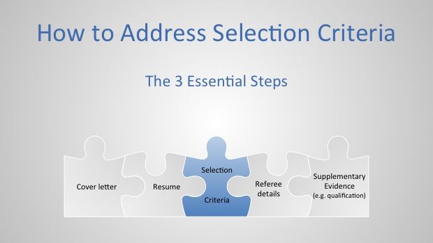 How To Address Selection Criteria In A Cover Letter