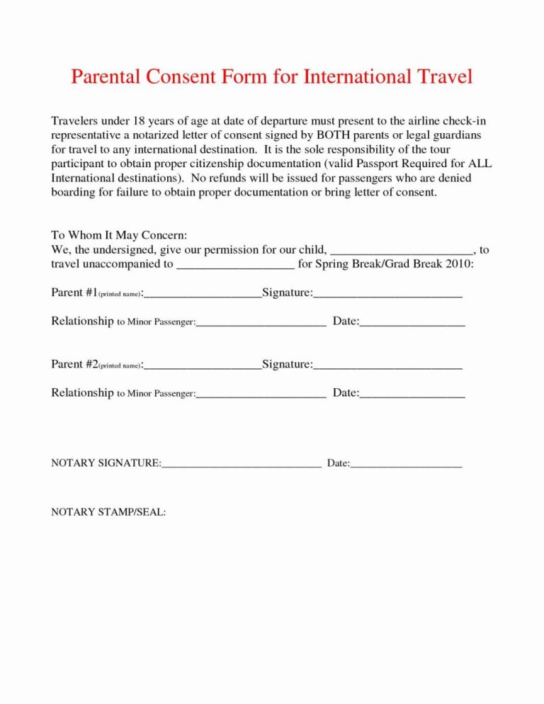 Letter Of Consent Application Form Pdf