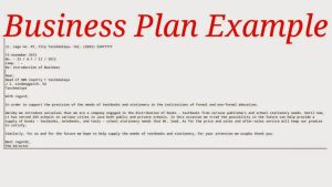 How to write a business plan 2012