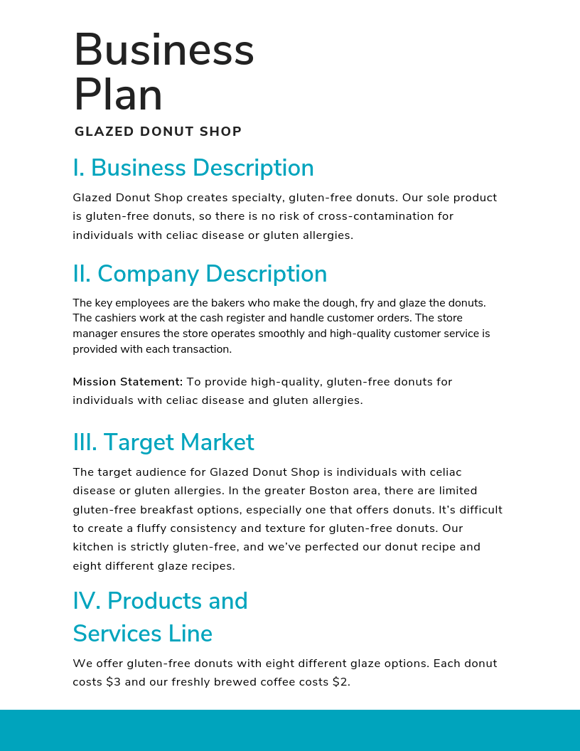 How To Write A Short Term Business Plan