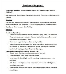 FREE 25+ Sample Business Proposals in PDF MS Word Pages Google