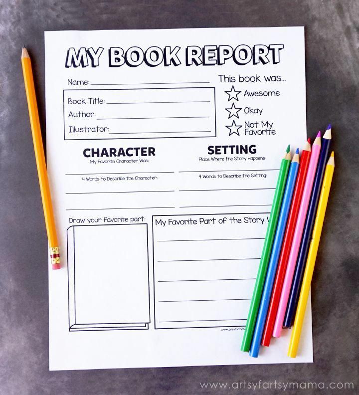How To Write A First Grade Book Report