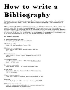 How to write a bibliography Writing a bibliography, Essay, Teaching