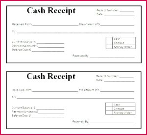 7 Cash Receipt Book Template 78899 FabTemplatez