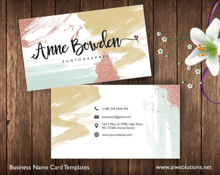 How To Write Etsy Shop Name On Business Card