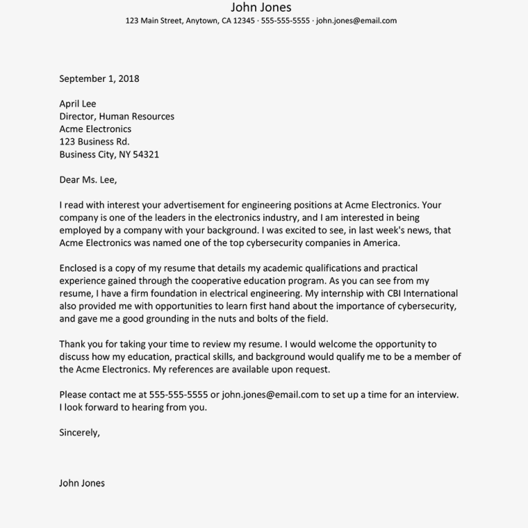Entry Level Industrial Engineer Cover Letter