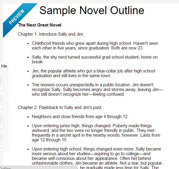 How To Write An Outline For A Fiction Book
