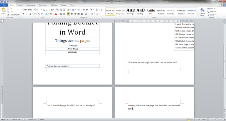 How To Write A Book In Microsoft Word