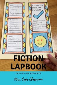 Need an interactive project for a fiction book? This lapbook features