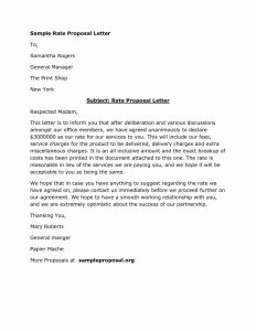 Sample Business Proposal Letter for Partnership Awesome Download Rate