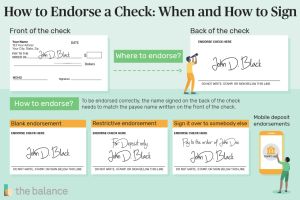 How to Endorse Checks, Plus When and How to Sign