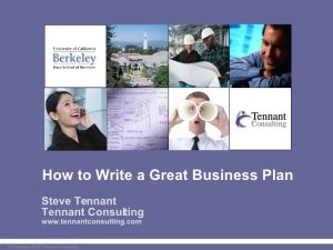 How To Write A Great Business Plan Berkeley