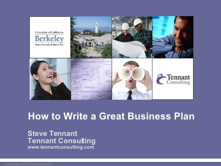 William Sahlman How To Write A Great Business Plan