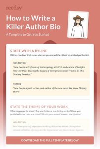 How To Write A Memorable Author Bio (With Template) Throughout Bio Card