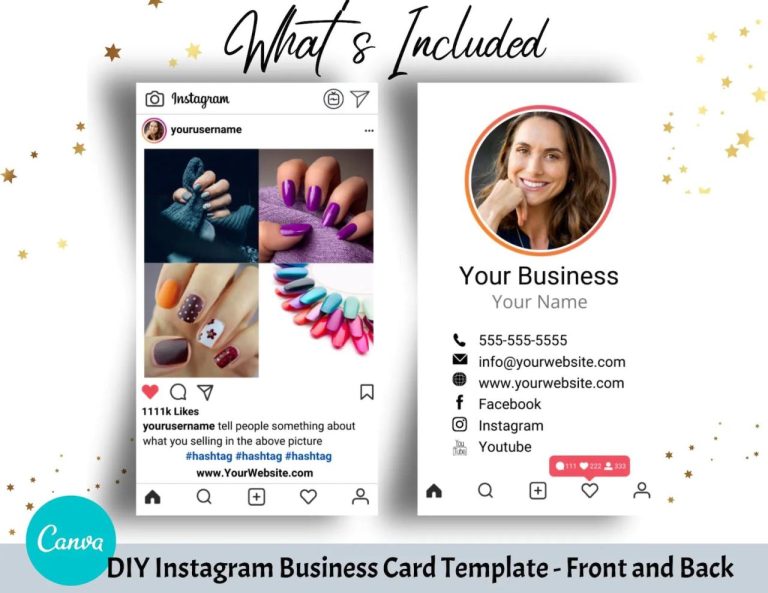 How To Write An Instagram Handle On A Business Card