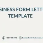 Letter Template Envelope business form letter template
