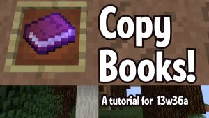 Minecraft 13w36a How to copy books! Bonus fantasy writing tip! YouTube
