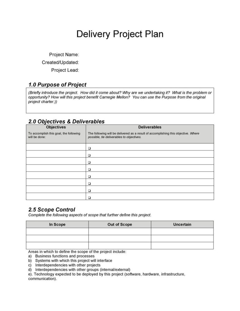 How To Write A Business Plan For A Project