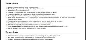 Terms And Conditions Template Terms and Conditions Templates to Write