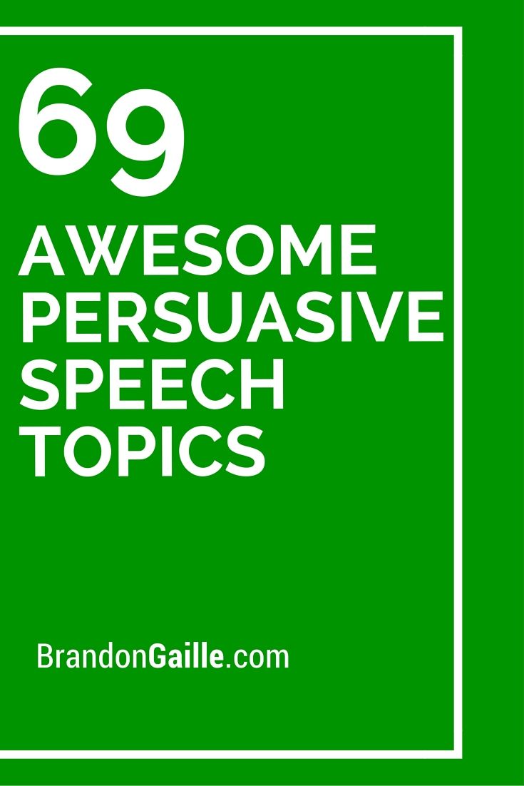 How To Persuade In A Speech
