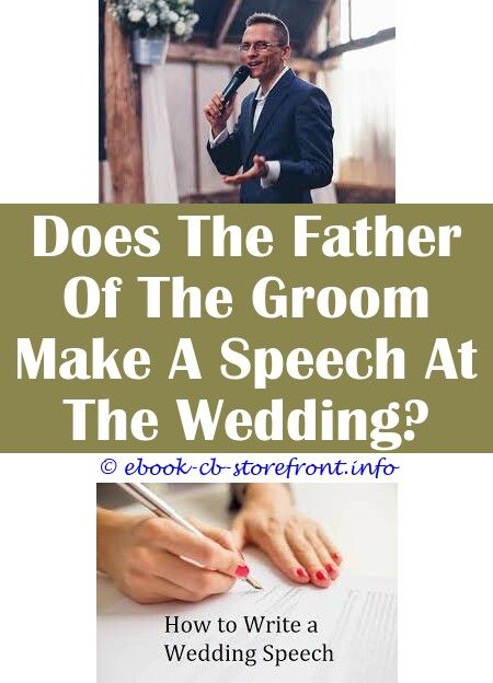 Parents Of The Groom Speech Template