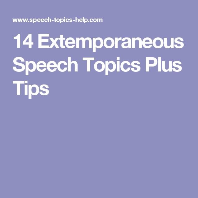 Speech Samples For Public Speaking