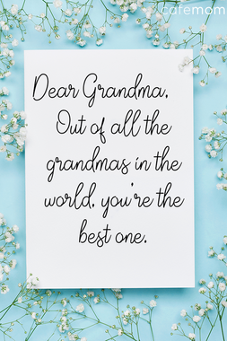 What Should I Write In My Grandma Birthday Card