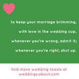 Short Wedding Speech Ideas