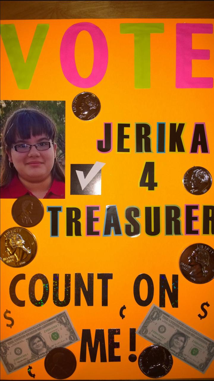 What Is Treasurer In Student Council
