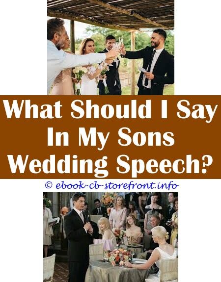 Wedding Speech Examples Parents