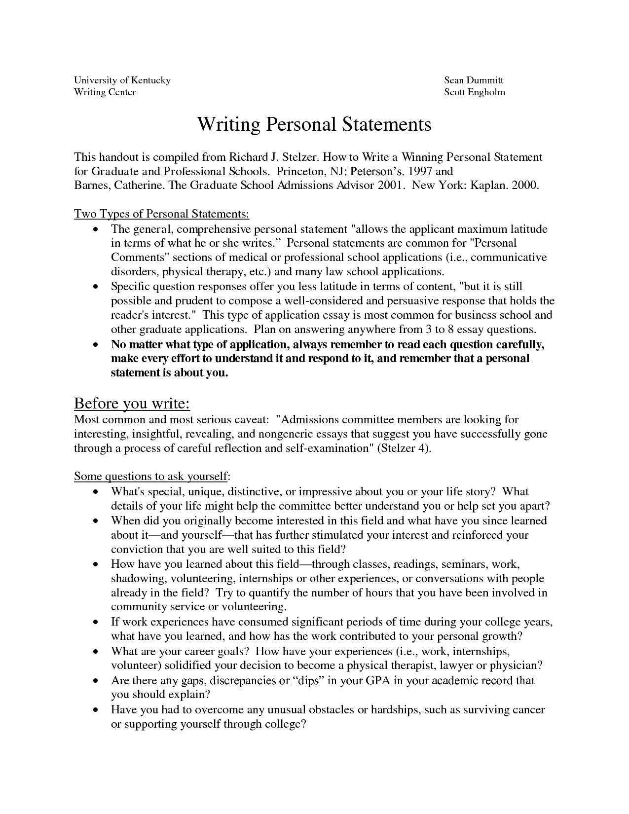 how to write a personal statement for medical school College essay