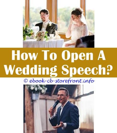 How To Open A Wedding Speech