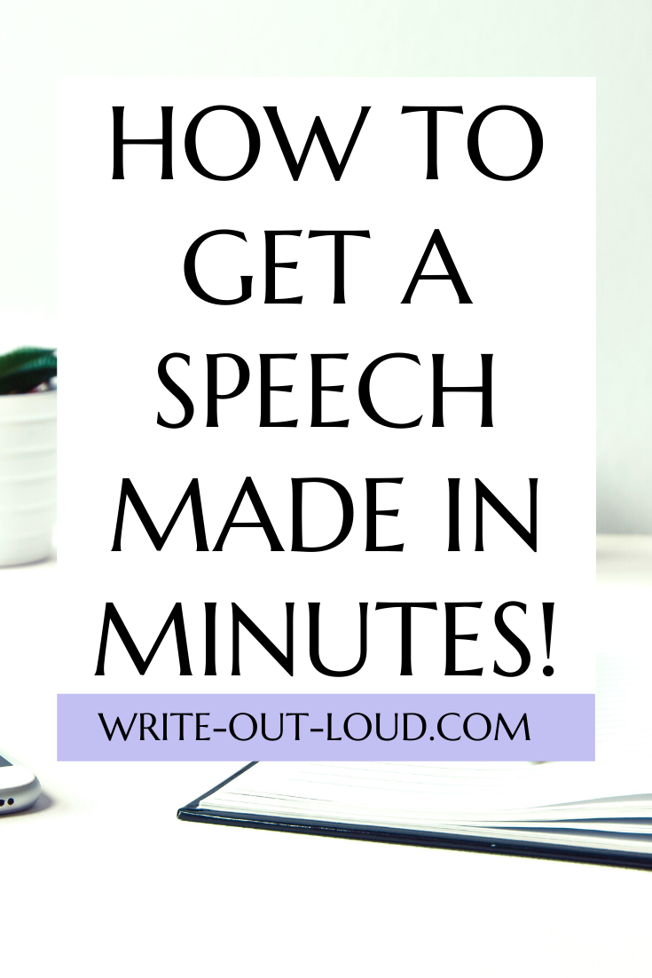 How Do You Write A Speech Paper