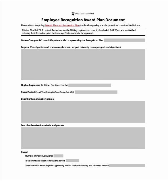 How To Write An Award Nomination Sample
