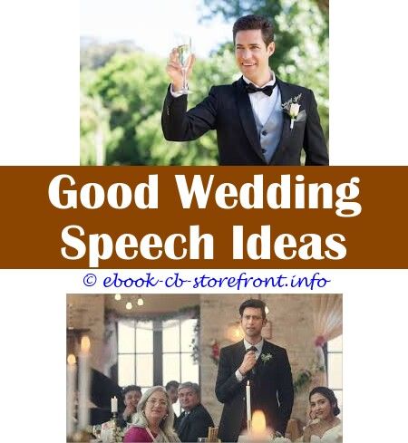 What Should Groom Say In His Speech