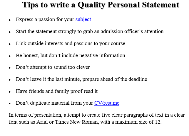 How To Write A Personal Introduction For Cv