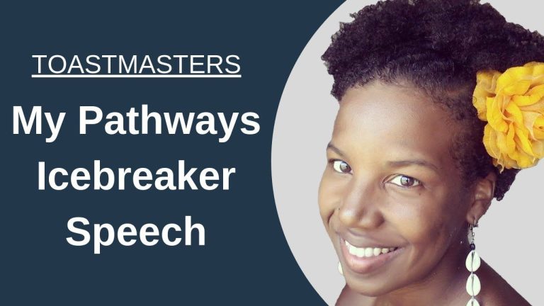 How To Do An Icebreaker Speech For Toastmasters
