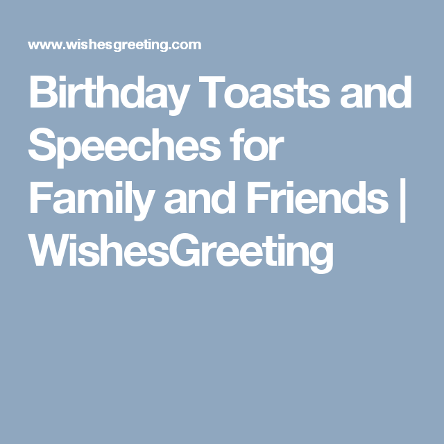 Toasts For 80th Birthday