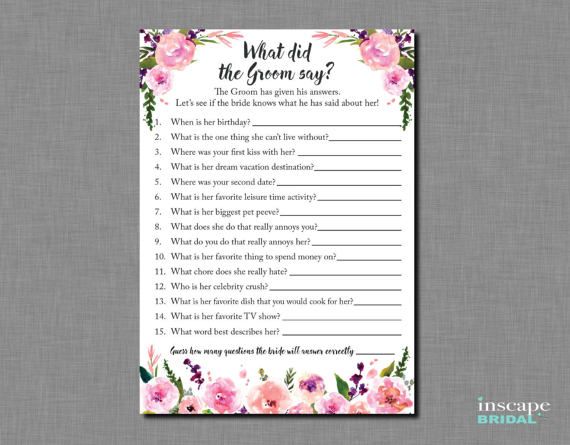 What To Say At A Bridal Shower